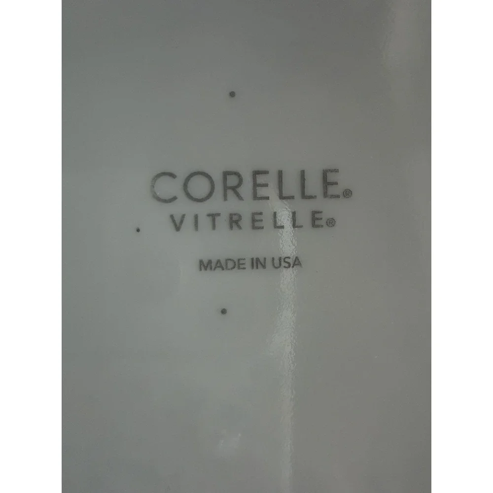 4 Corelle Cherish Embossed Dinner Plates Round 10-1/4